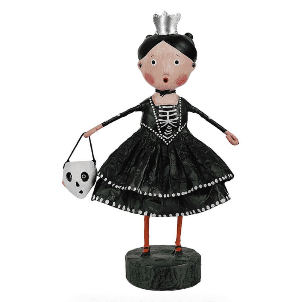 Lori Mitchell Halloween Collection Skeleton Princess Figurine 11162 Lori Mitchell Halloween Collection Skeleton Princess Figurine 11162