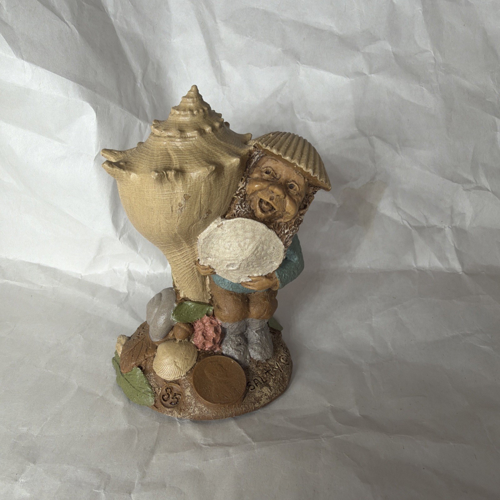 Tom Clark Salty Sea Shell & Gnome - JCP Collection - Cairn Studio