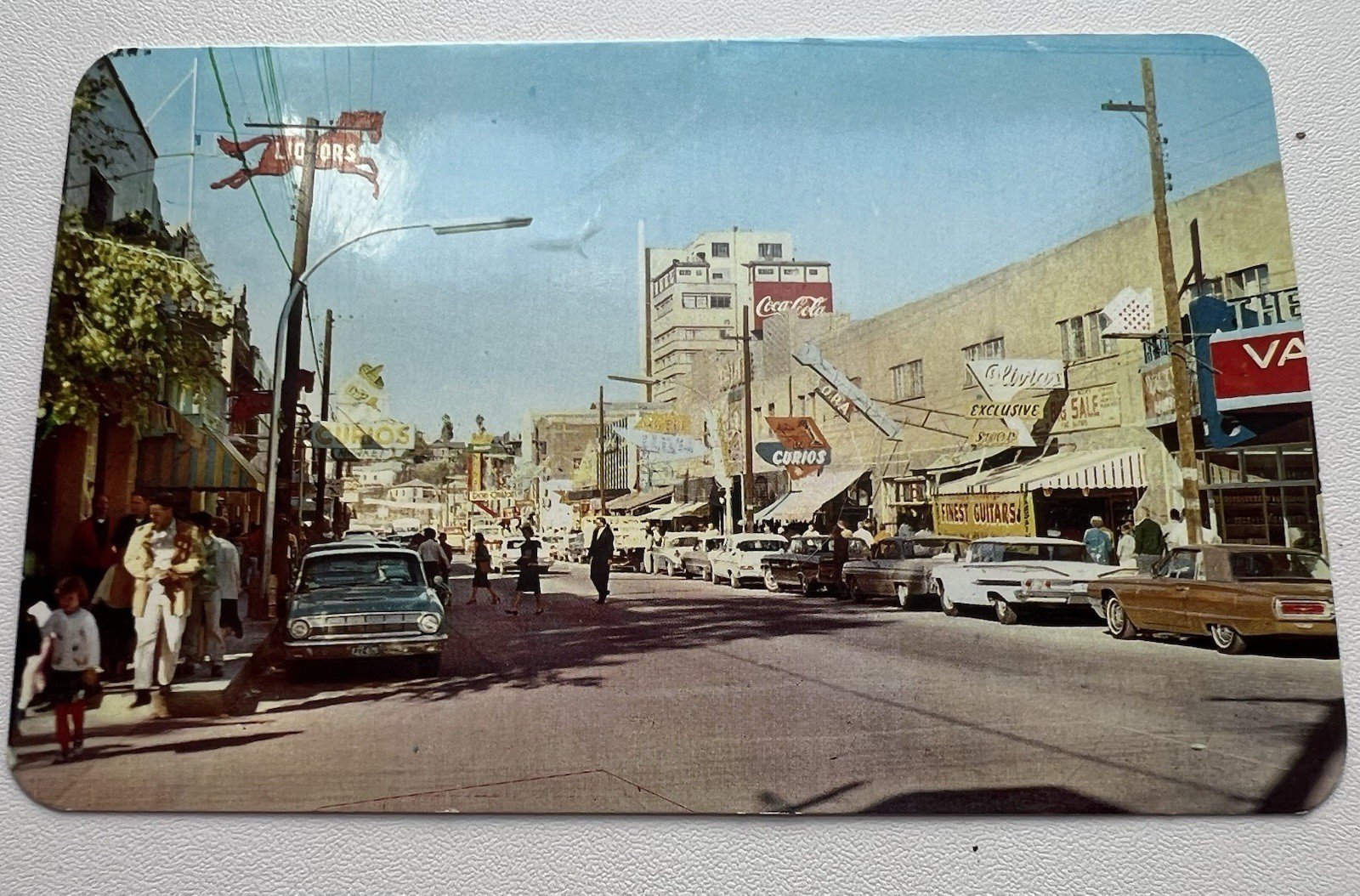Alvaro Obergon Ave Nogales Son Mexico Post Card Probably Early 1960s