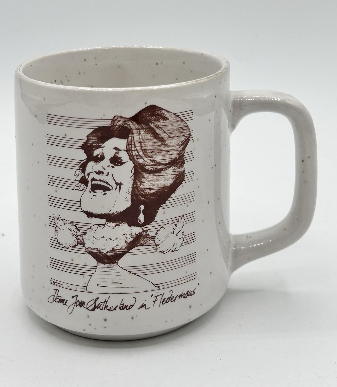 Vintage The Australian Opera Westminster Coffee Mug Stoneware Jane Sutherland