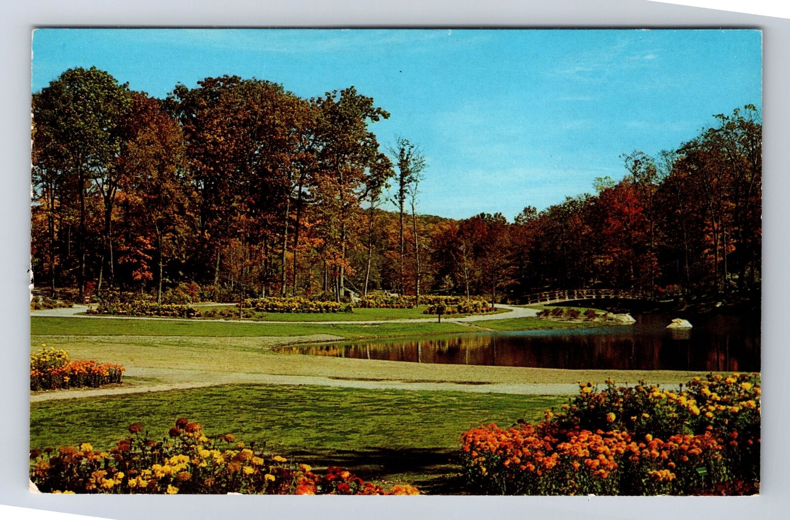 Tuxedo NY-New York, Sterling Forest Gardens, Antique, Vintage Postcard