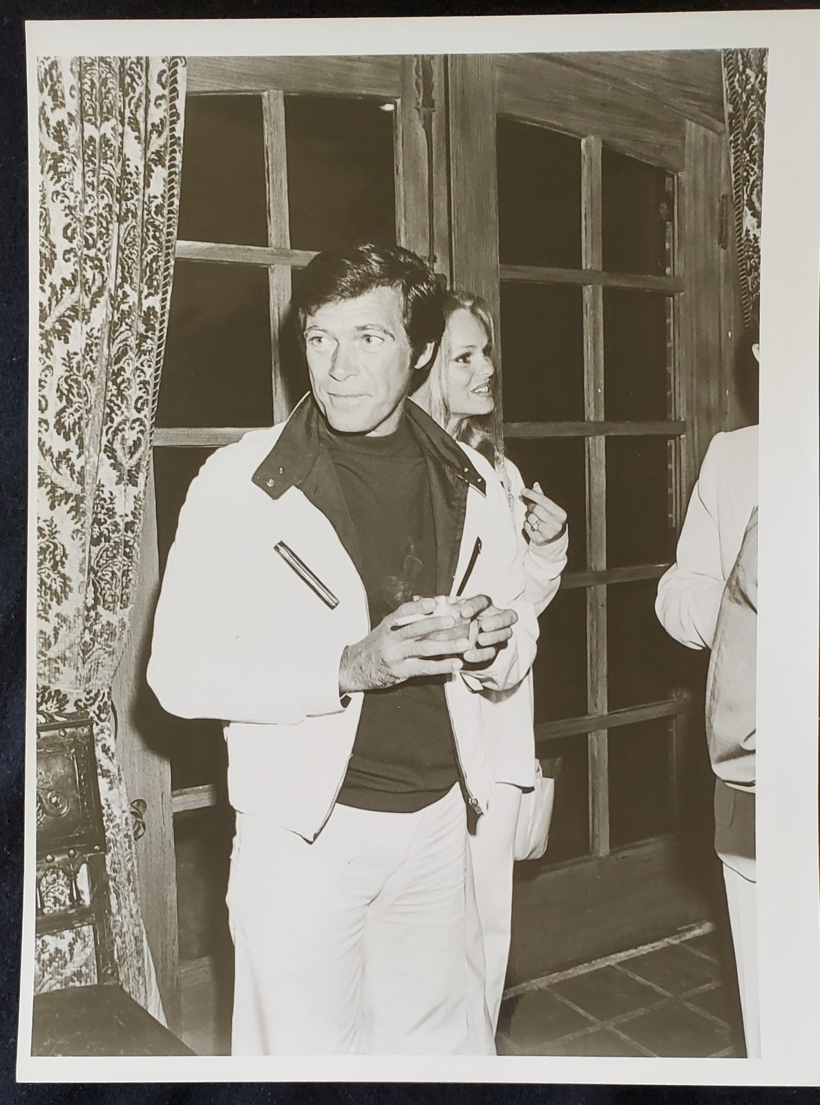 1980s Christopher + Lynda Day George Hollywood 8x10 Studio Candid Photograph