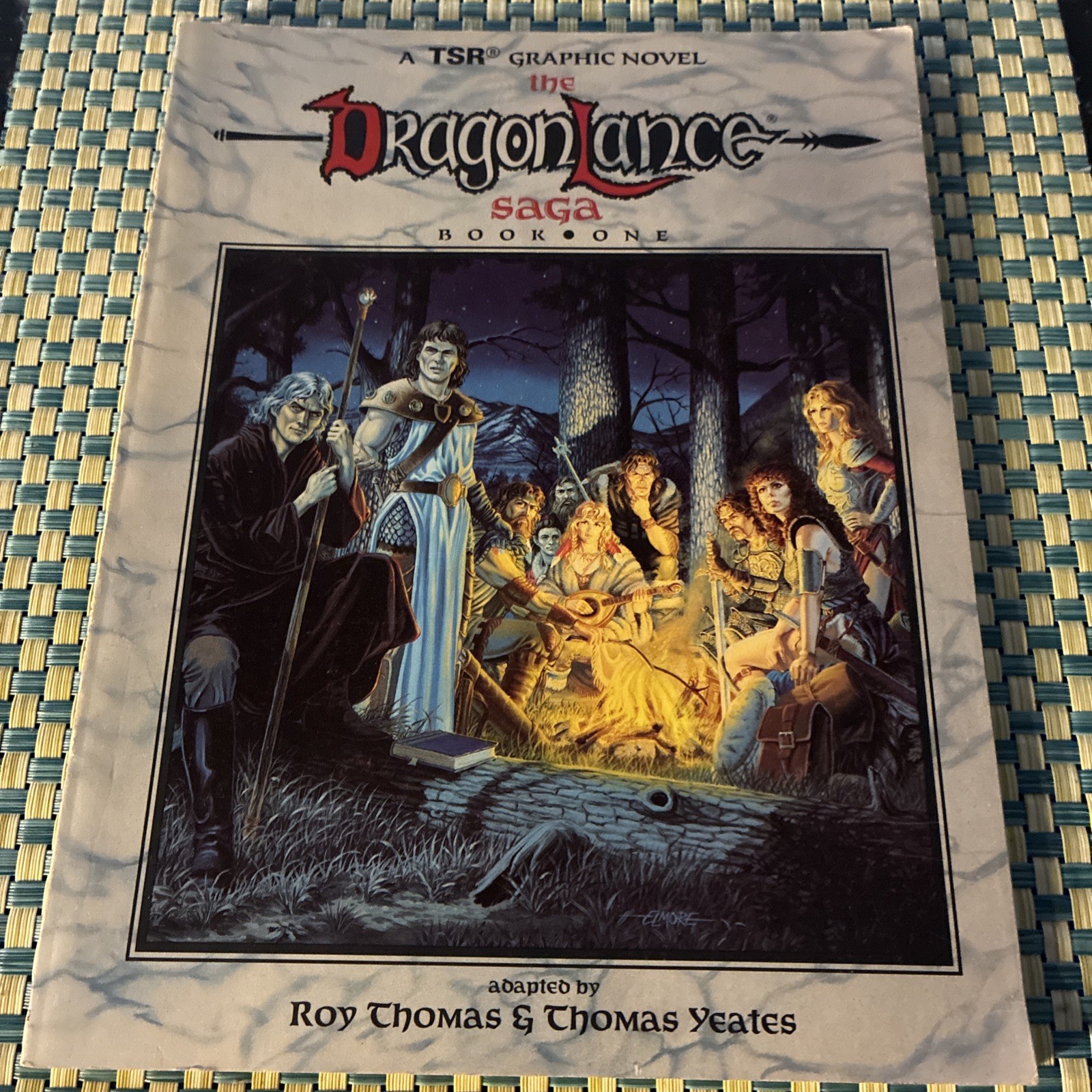 TSR Dragonlance Graphic Novel Dragonlance Saga #1 Fair+