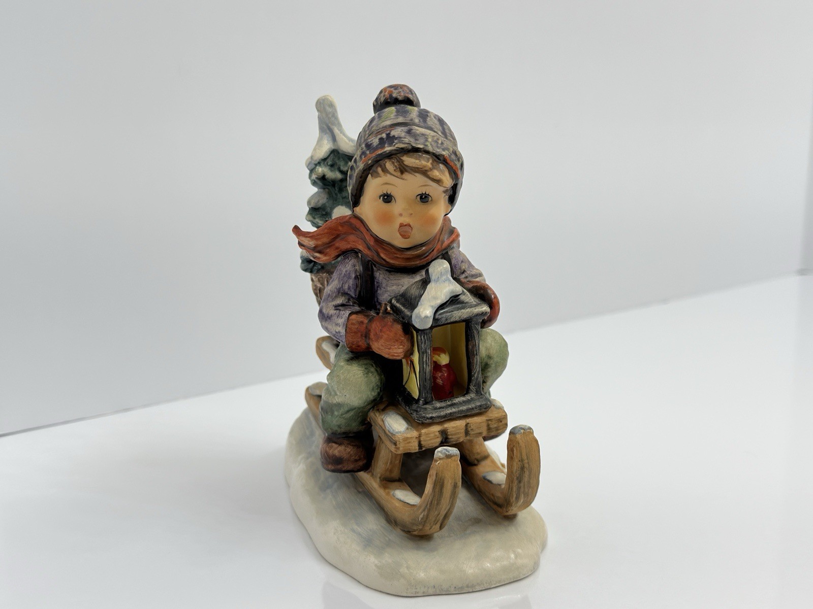 Goebel MI Hummel Ride Into Christmas 6” Figurine 396 Vintage Germany 1971
