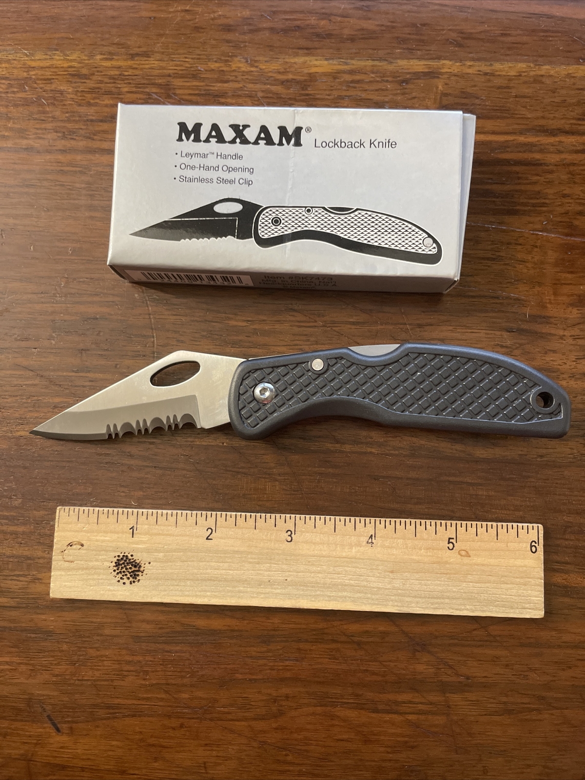 Maxam Falcon VII Lockback Folding Pocket Knife SK7473