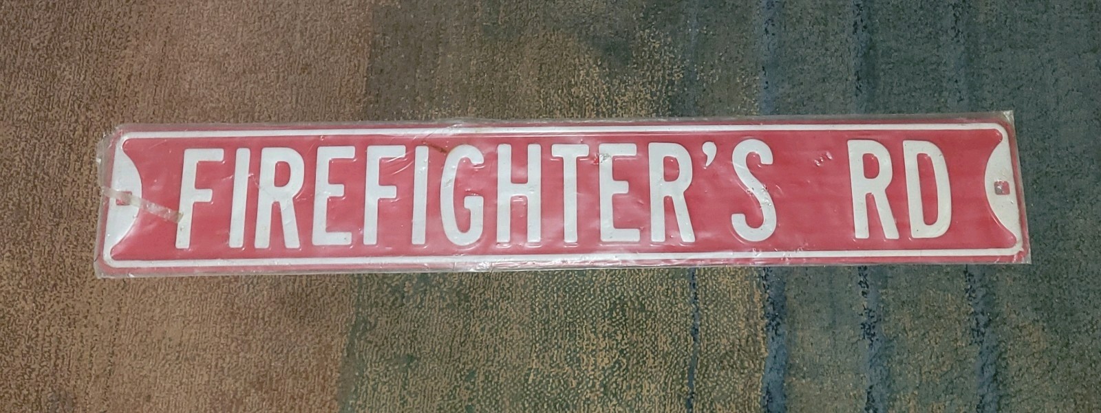 FIREFIGHTER\'S RD.- Heavy Gauge Steel - 36\