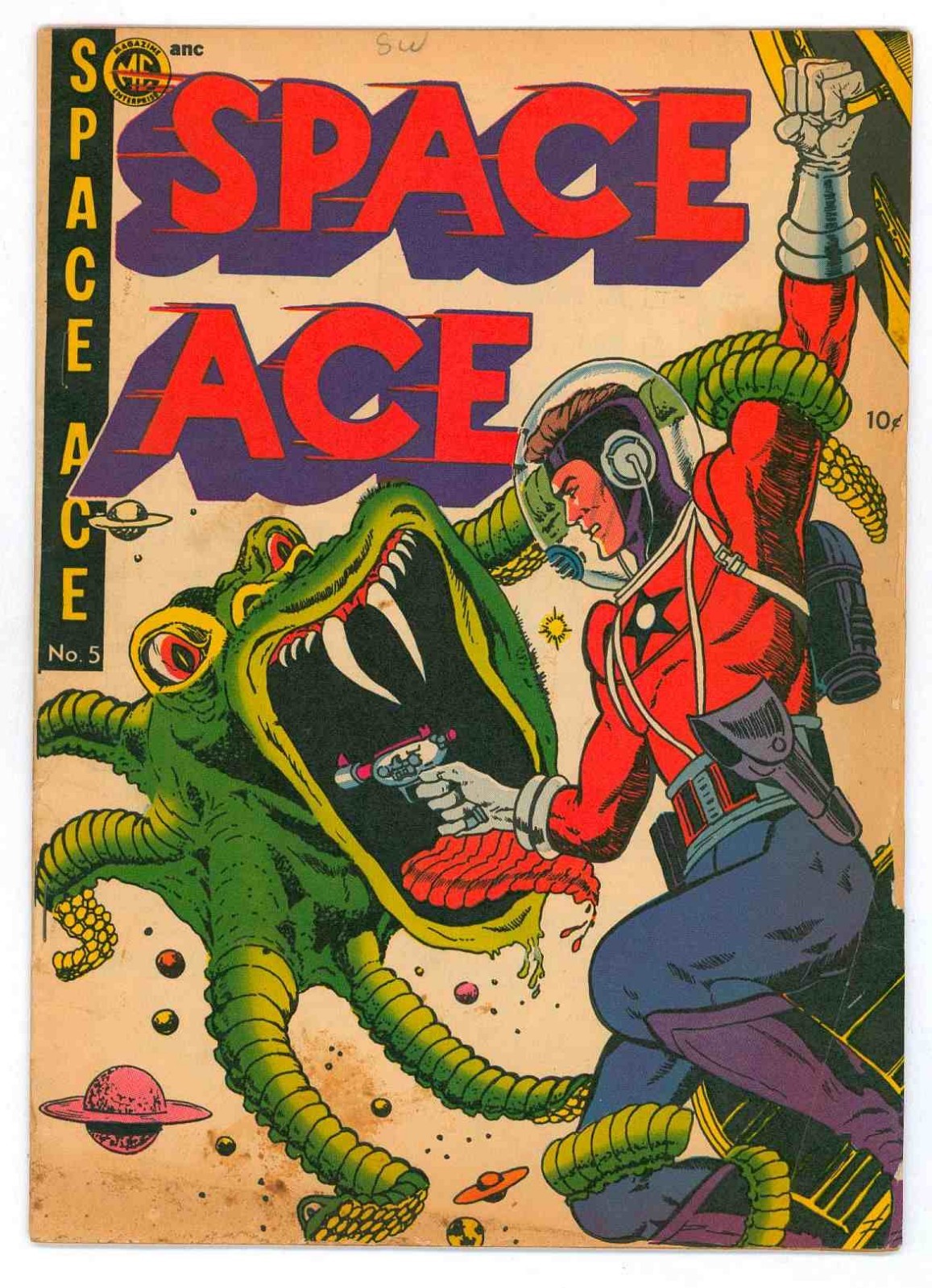 Space Ace #5 VG 4.0 Magazine Enterprises Comics A-1 No. 61 New York Comic 1952