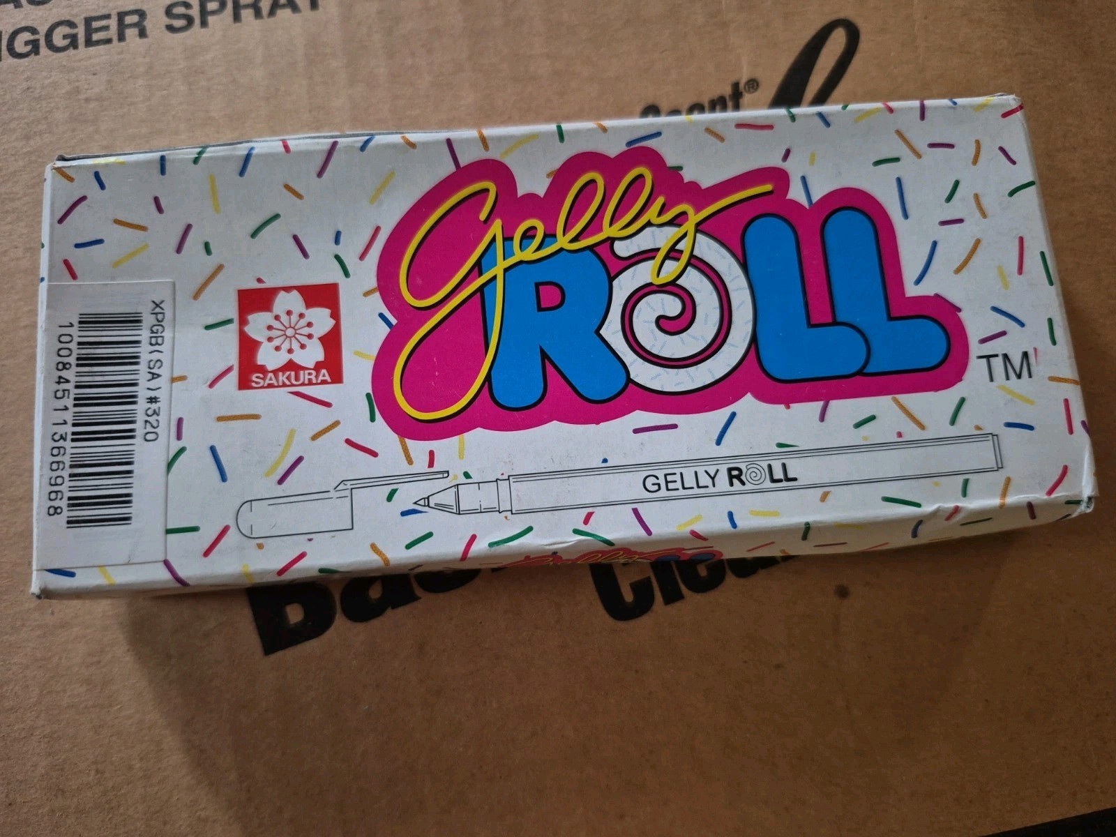 Gelly Roll Ball Point Pens 12pk Vintage NOS Open Box Pink Ink #320