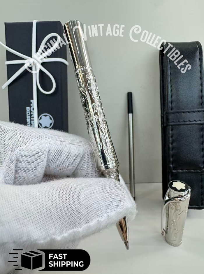 Monaco Princess Grace Kelly Special MB Rollerball & Montblanc Leather Pouch Hot