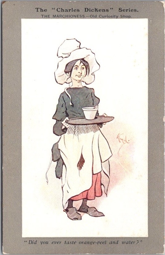 c1900s CHARLES DICKENS SERIES Postcard 