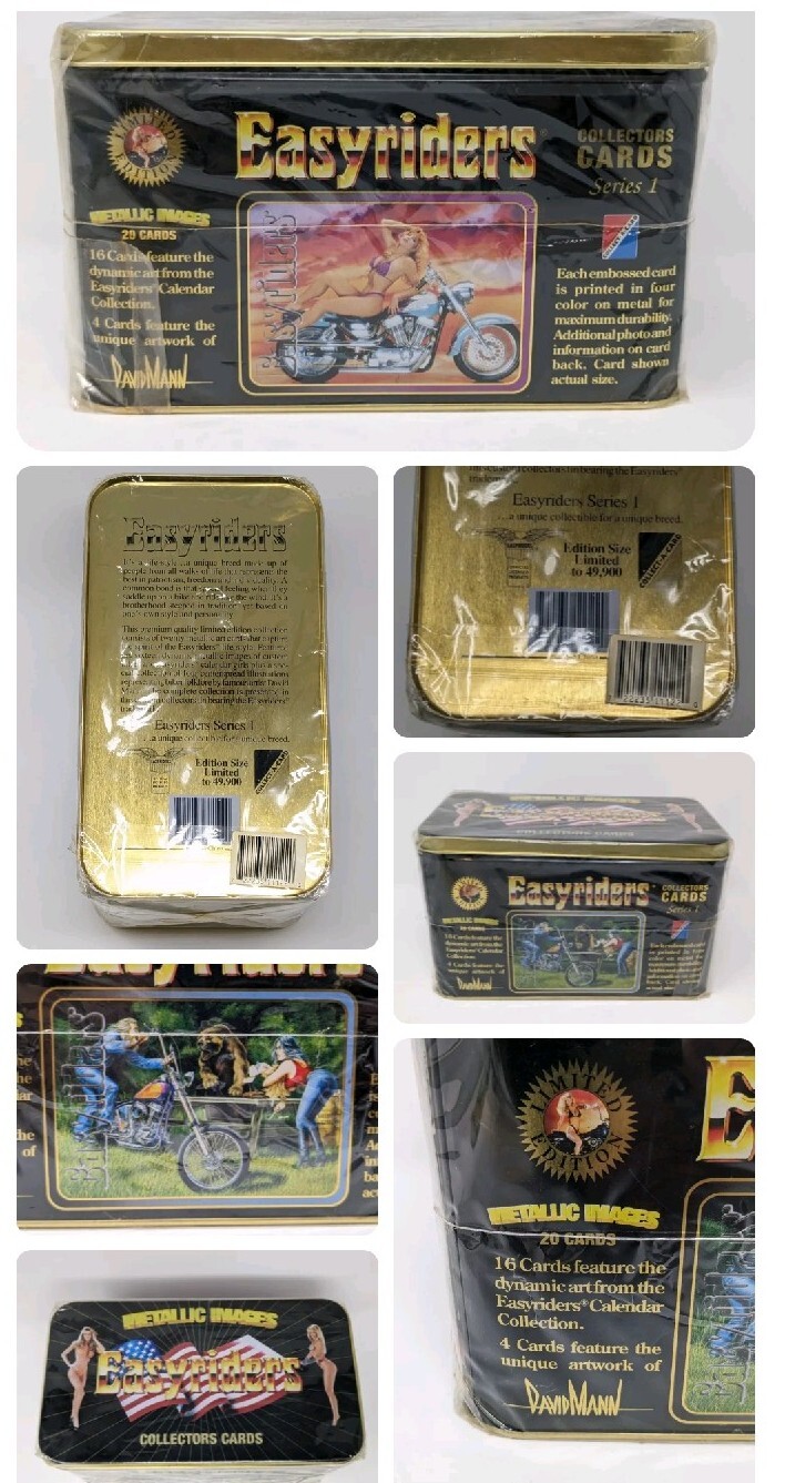 Easyriders Trading Cards Metallic Images Set Series box Vintage Limited Edition.