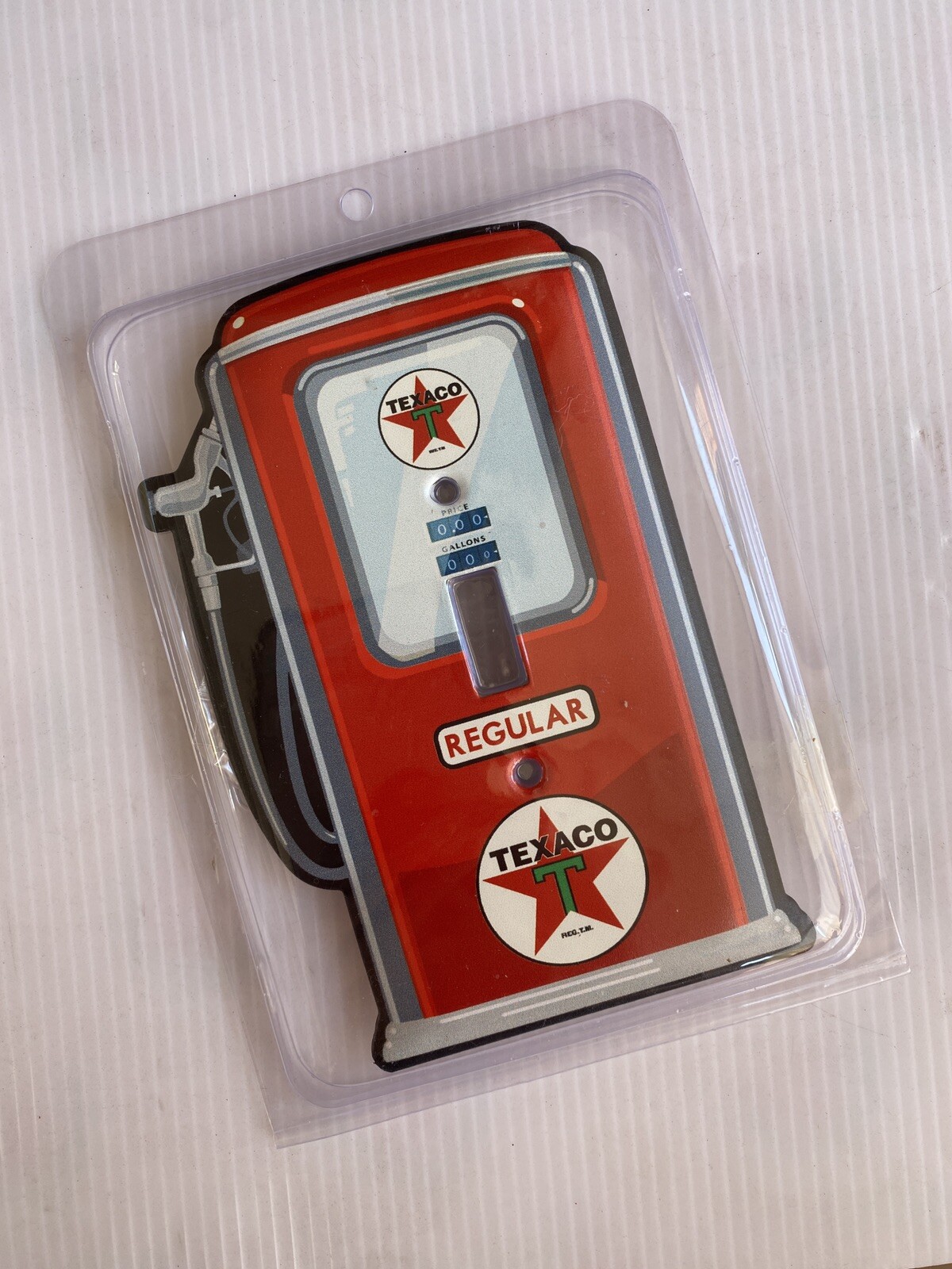 BRAND NEW TEXACO Gas Pump Light Switch Plate Cover 4 in x 7 in Cars Man Cave