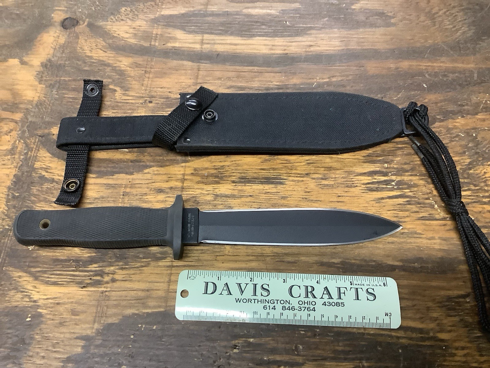 Vintage COLD STEEL Peace Keeper I Dagger Knife 7\
