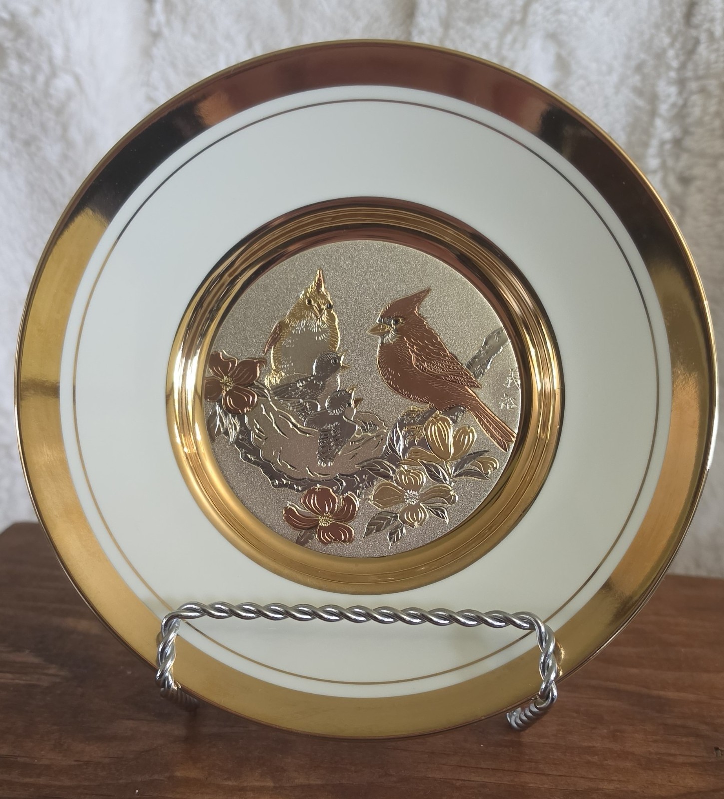 The Art Of Chokin~Dynasty Gallery~24 Kt Gld Etched Decor. Japan plate The Art Of Chokin~Dynasty Gallery~24 Kt Gld Etched Decor. Japan plate