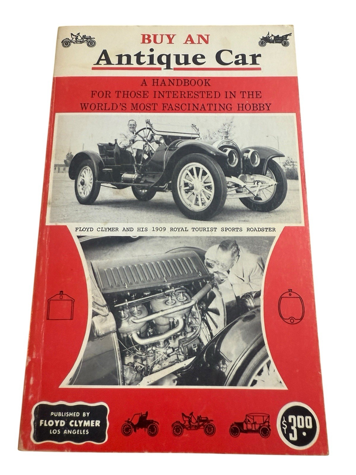 Buy an Antique Car 1958 Floyd Clymer Vintage Handbook Bailey Antique Auto Guide 