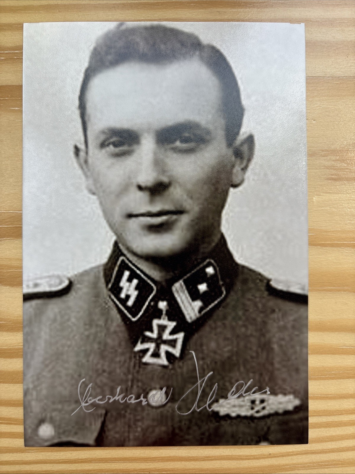 Eberhard Heder Authentic Signed Four by Six Photo
