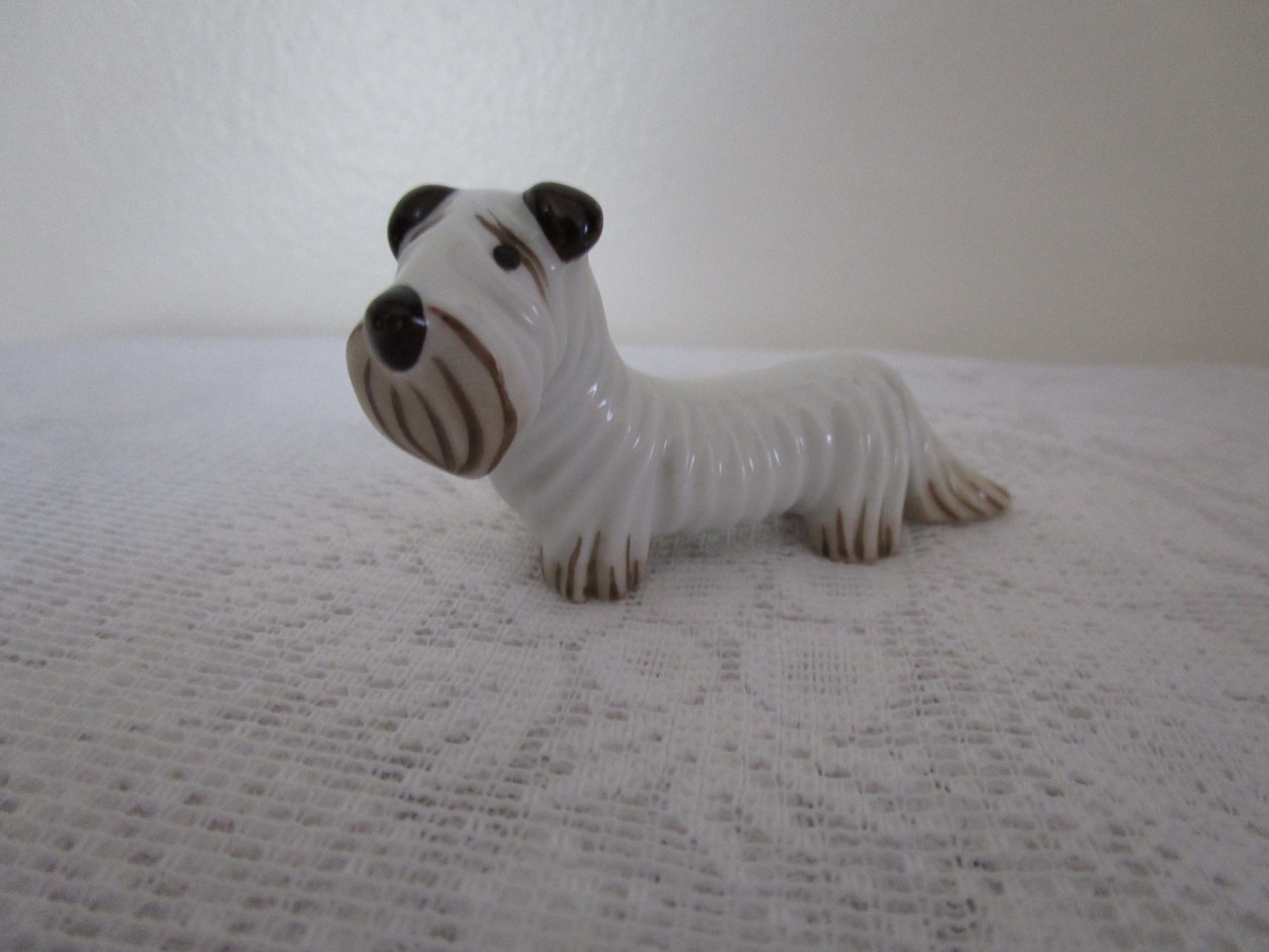 VTG Antique Metzler & Orloff Germany Skye Silky Yorkshire Terrier Dog Figurine 