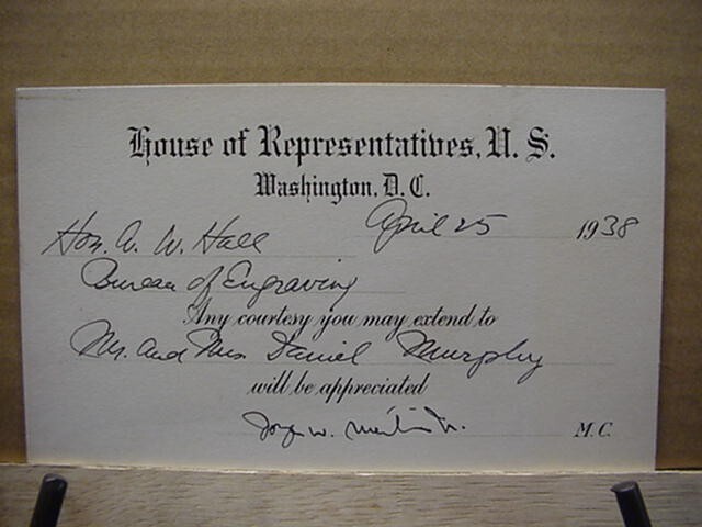 1938 HOUSE Of REP.-\