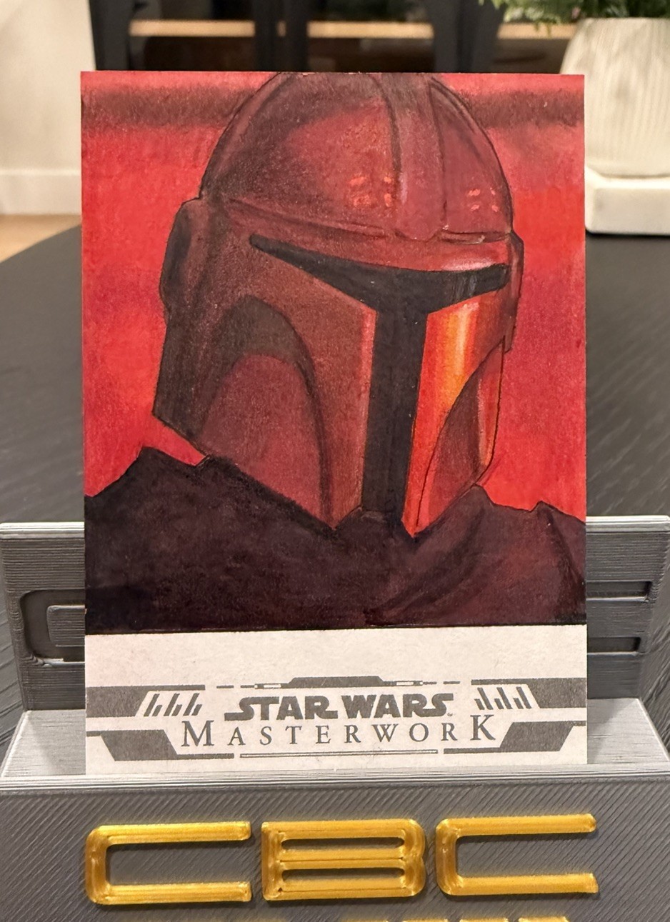2025 Topps Star Wars Masterwork The Mandalorian Sketch Auto Stephane Leonardi