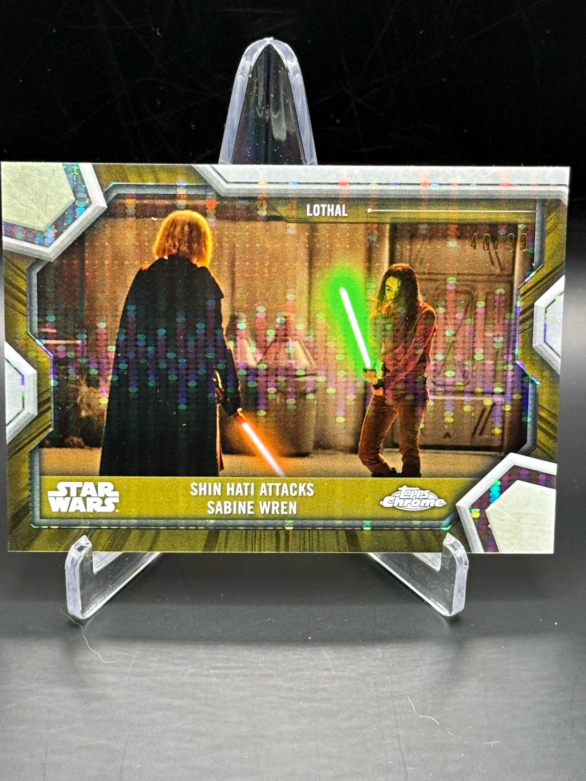 Topps 2024 Star Wars Chrome Shin Hati Attacks Sabine Wren #ERA-14 /99