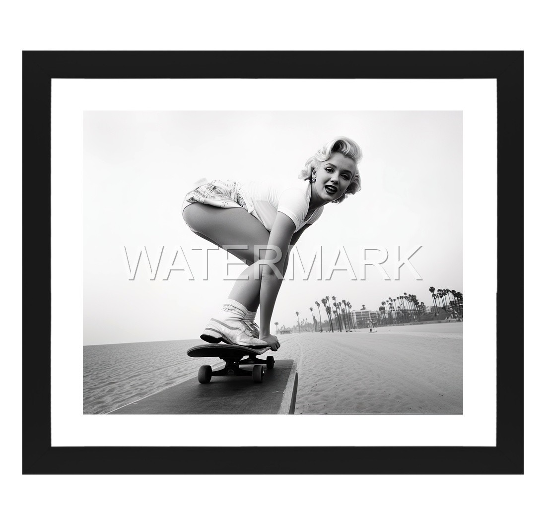 MARILYN MONROE ORIGINAL ARTWORK - Actress/Model/Singer - Metallic 16\