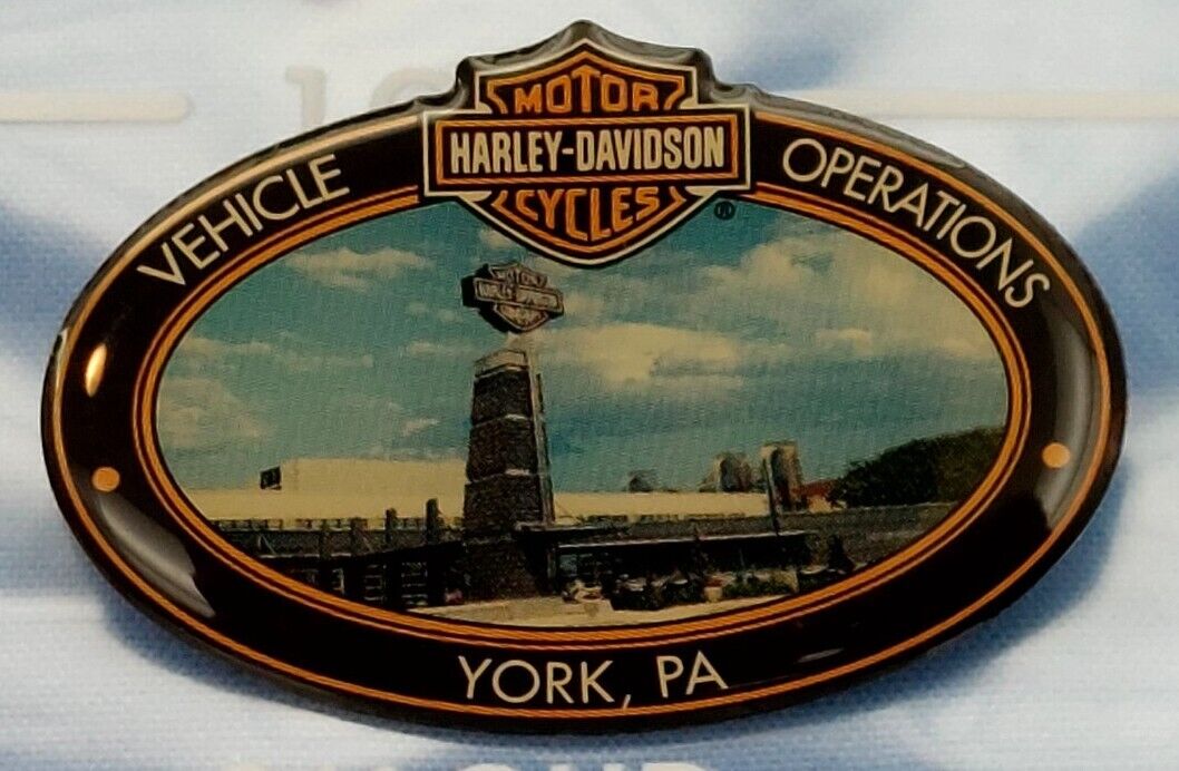 HARLEY DAVIDSON VEHICLE OPERATIONS OF YORK, PA. PIN BRAND NEW 