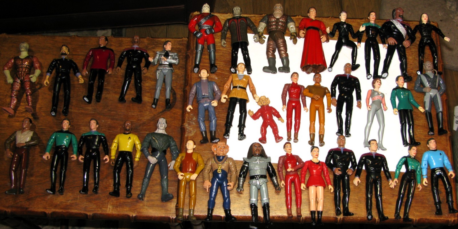 Vintage Playmates Star Trek Action Figures Lot of 36 Vintage 1990’s