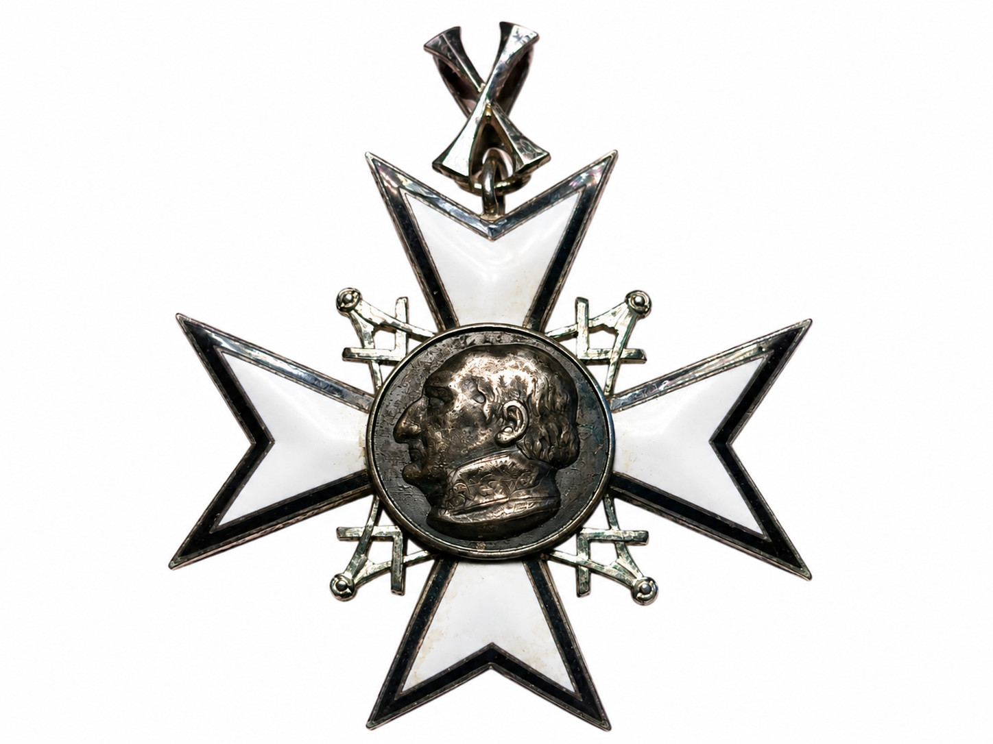 Antique 1924 Masonic Cross Freemasons Order -Freiherr vom Stein 1st OR Bielefeld