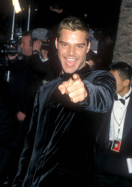 Ricky Martin at Vanity Fair Oscar Party Arrivals at Mortons Re- 1999 Old Photo