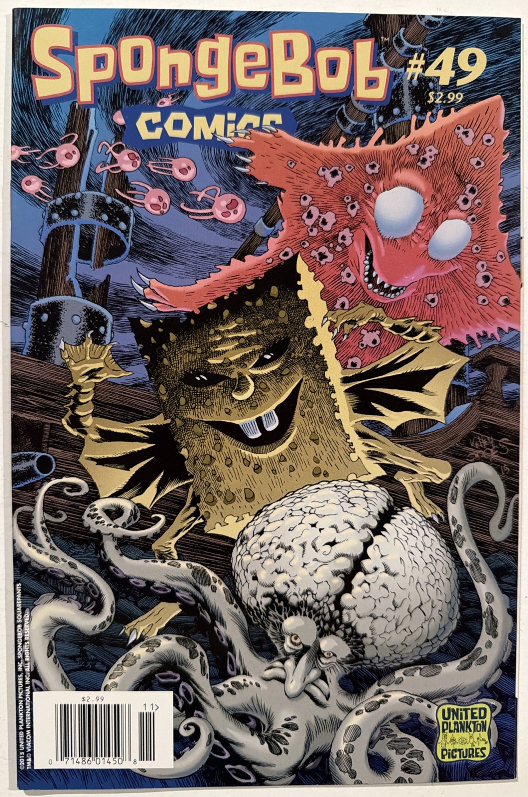 SpongeBob Comics #49 Newsstand Variant - 2015 RARE NM