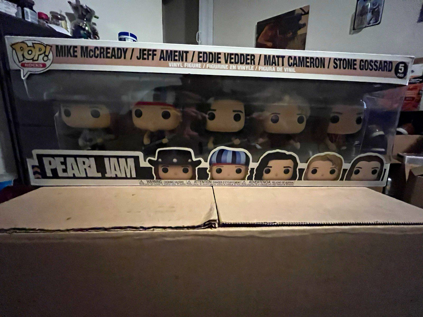 Funko Pop Rocks Pearl Jam 5-Pack Vinyl Figures Eddie Vedder Mike McCready Funko Pop Rocks Pearl Jam 5-Pack Vinyl Figures Eddie Vedder Mike McCready