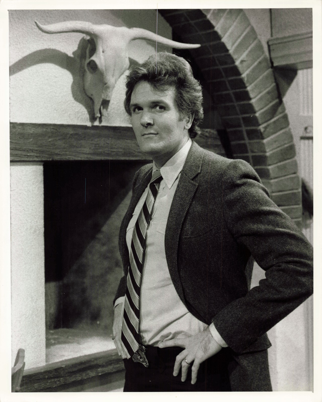 Jerry Lanning in Texas  - VINTAGE Original 8x10 Press Photo