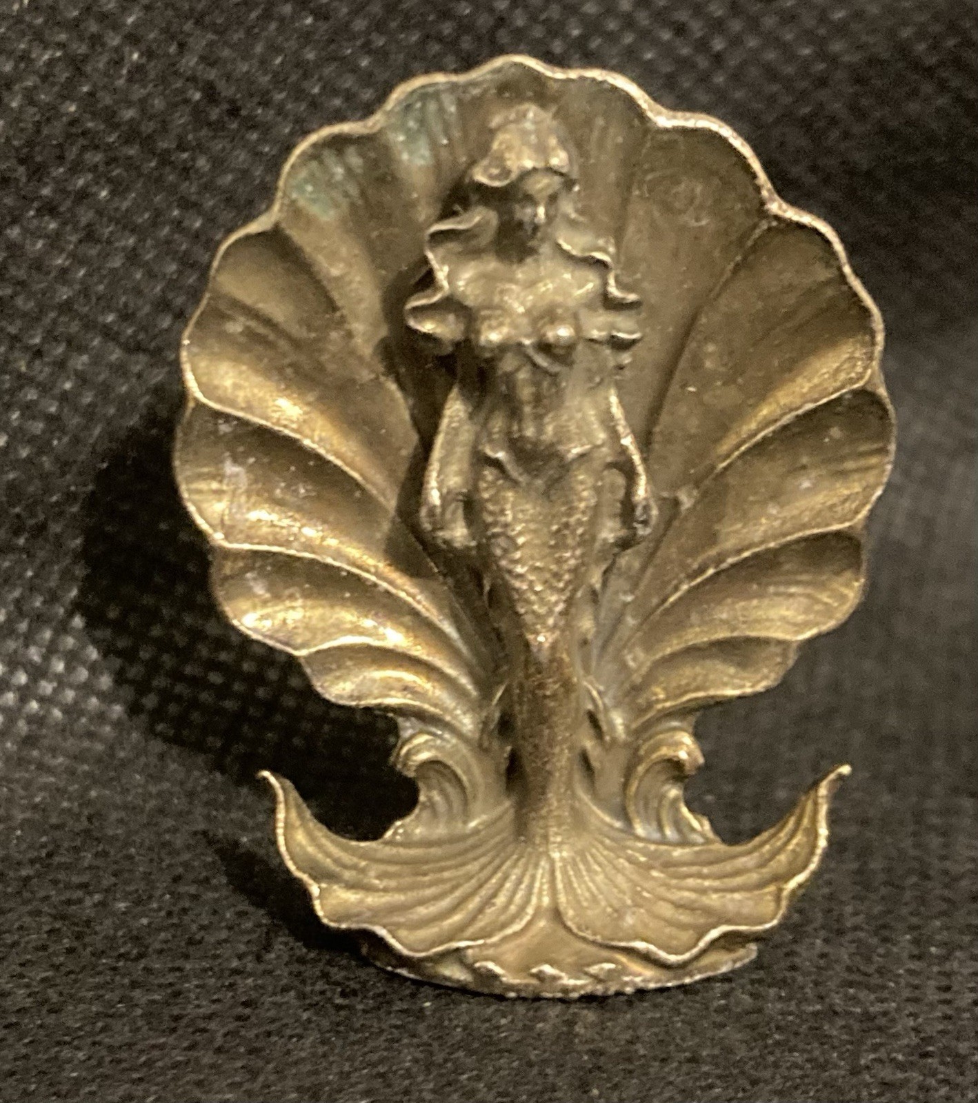 Mermaid in Front of a Shell 1 3/4 Mermaid in Front of a Shell 1 3/4