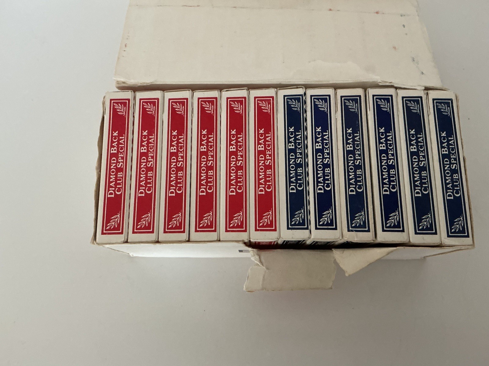 12 Decks Vintage Harrah’s  Casino Playing Cards. 6 Red, 6 Blue. 1984 Uncanceled.