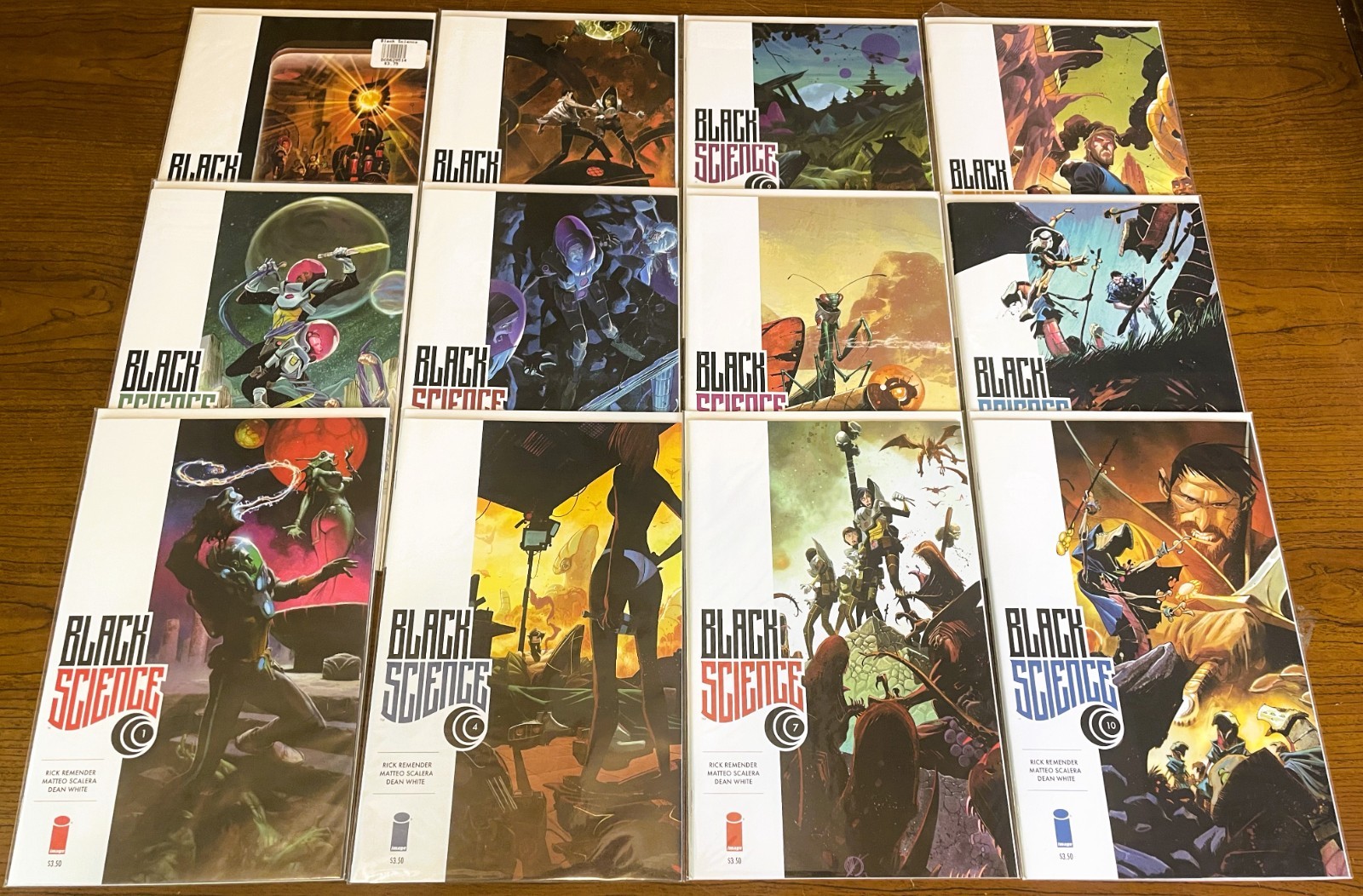 BLACK SCIENCE Comic Books #1-12 by Image Comics Rick Remender Nice Copies