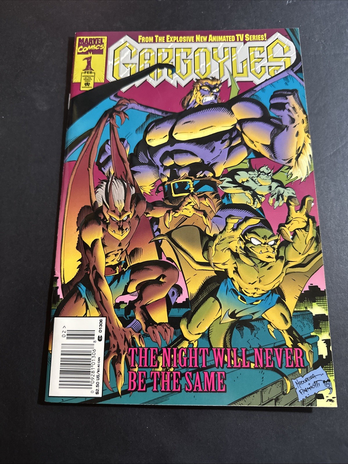 Gargoyles #1 Newsstand Variant (Marvel Comics February 1995) Vf/Nm J7