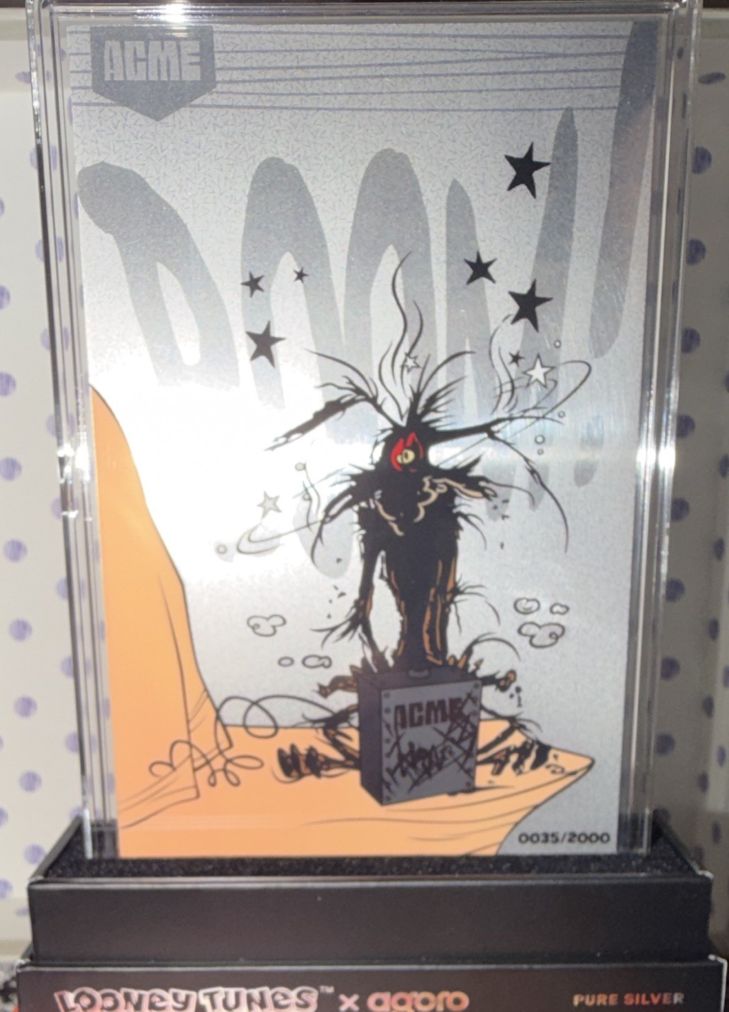 ACME Looney Tunes Road Runner Sylvester Pure Silver Art Bar LE 0035/2000