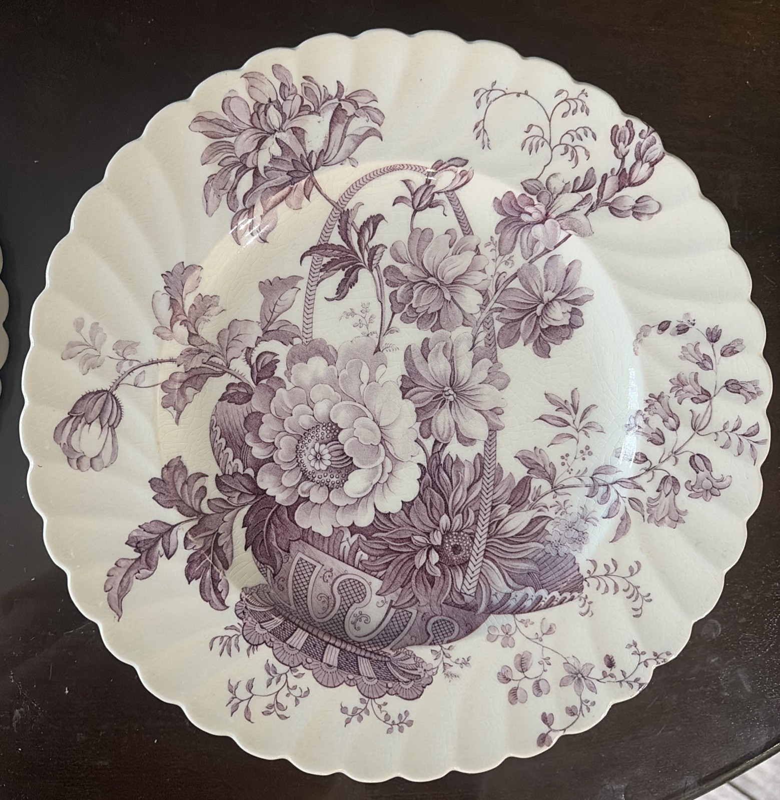 Vintage Royal Staffordshire Charlotte Dinner Plates Ironstone England Set Of 8