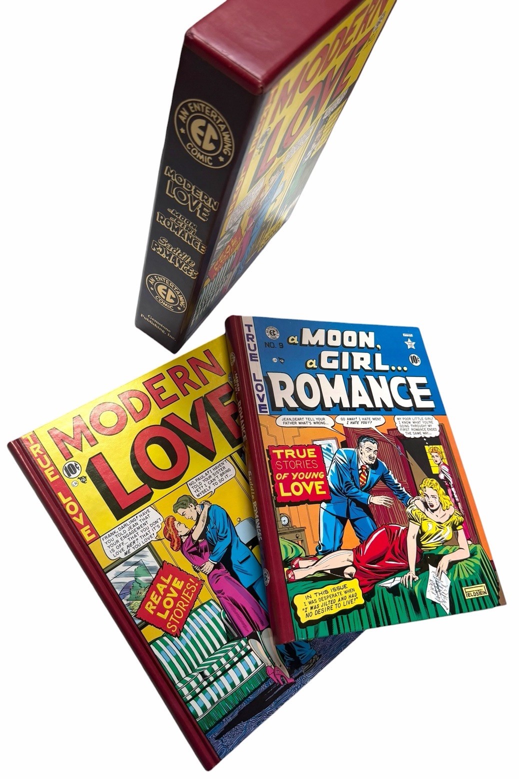 EC Entertaining Comic Modern Love Moon Girl Saddle Romances HC Slipcase Set 1995
