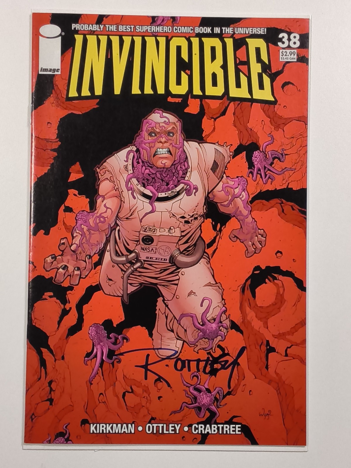 Invincible #38 (Image 2007) Signed Ryan Ottley w/COA