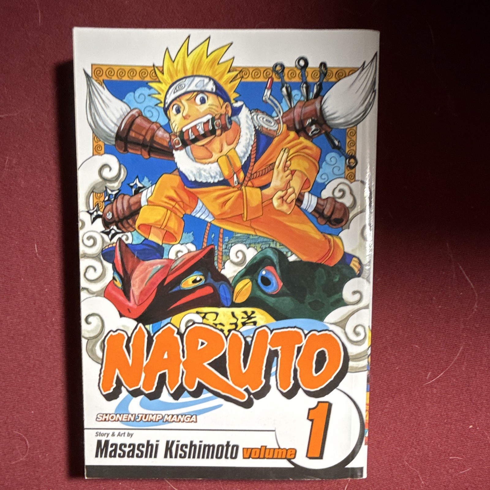 Naruto Vol 1 #1 Trade Paperback Manga by Masashi Kishimoto VIZ English