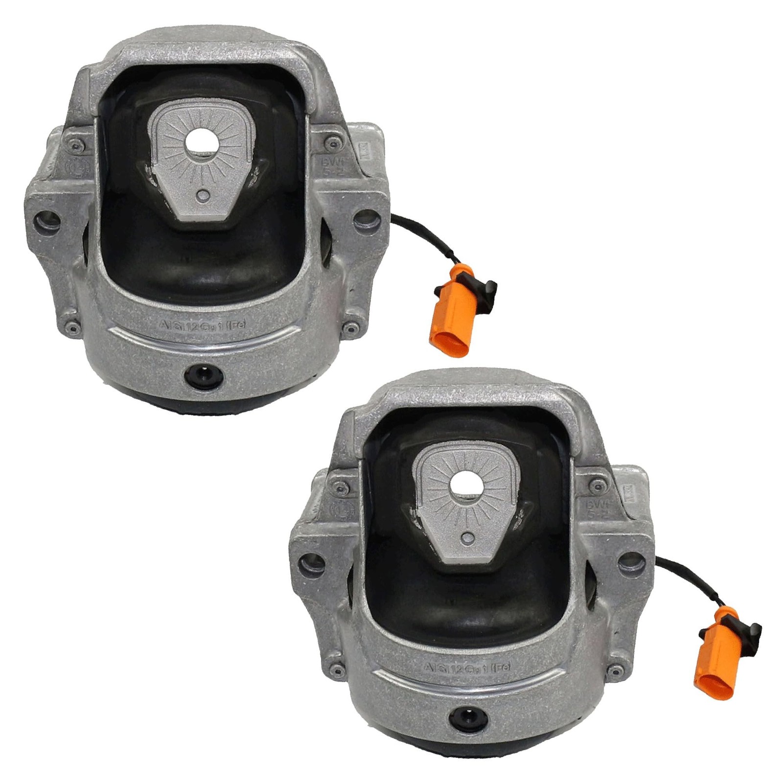 Hydraulic Front Engine Mount Kit Left with Sensor Wire 2 Pcs Compatible with ...