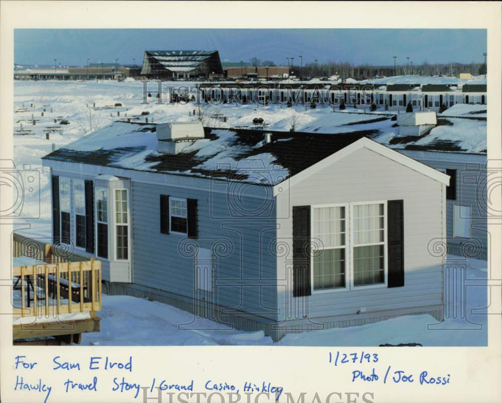 1993 Press Photo Chalets near Grand Casino Hinckley resort - lra59304