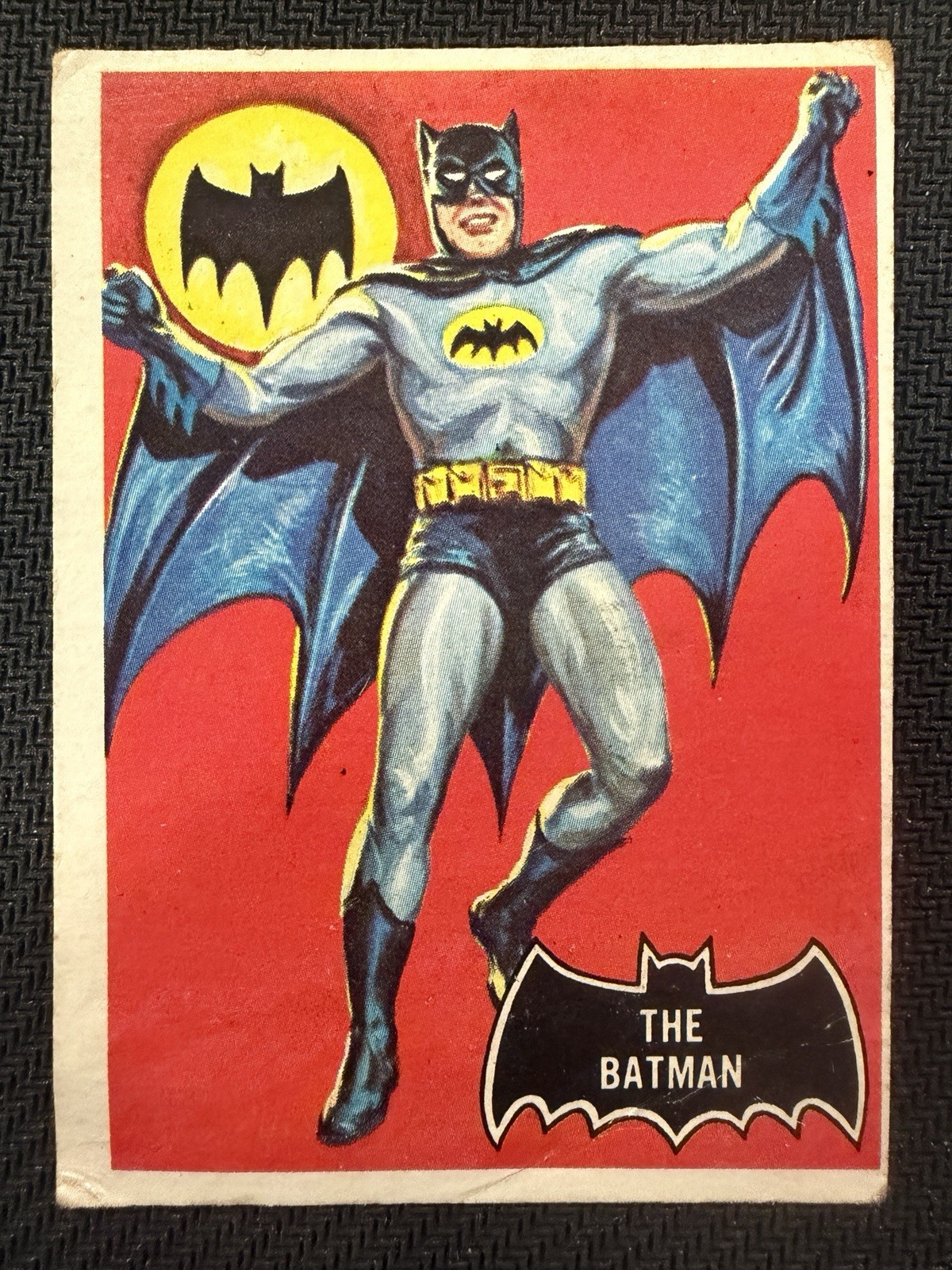 1966 The Batman #1 Rookie Card Black Bat Vintage Ungraded Excellent Condition