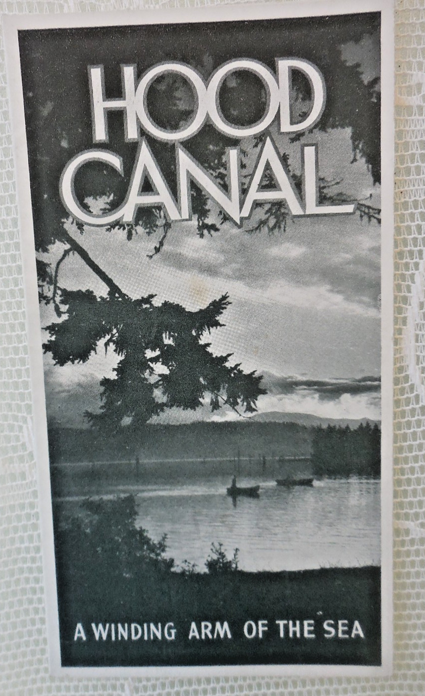 Antique Hood Canal Washington State Advertising Brochure from 1930s