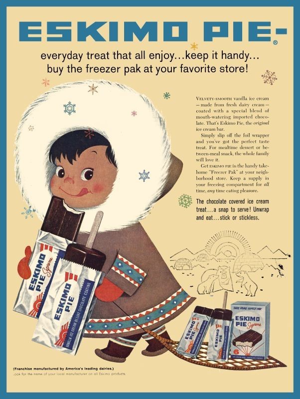 1958 Style Eskimo Pie Ice Cream Bars New Sign 24x30\