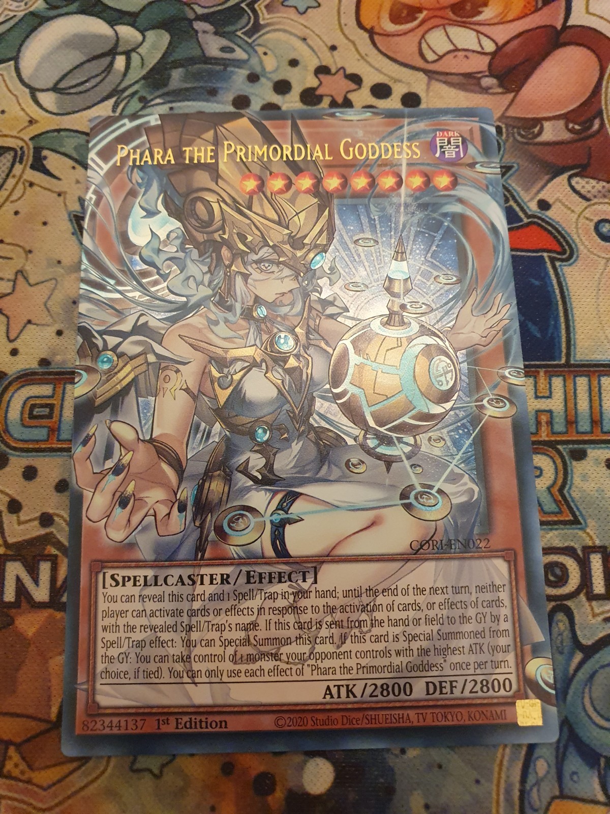 Yu-Gi-Oh Phara the Primordial Goddess CORI-EN022 Ultra Rare Extended Art