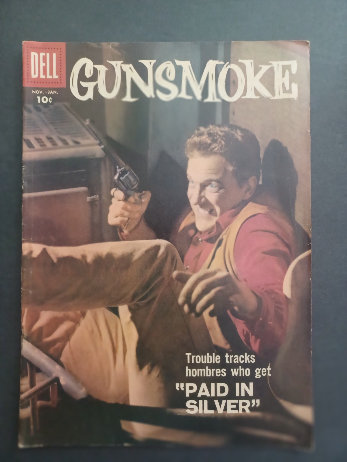 Gunsmoke #6 Photo Cover - TV Western - Dell - 1958 - VG/FN