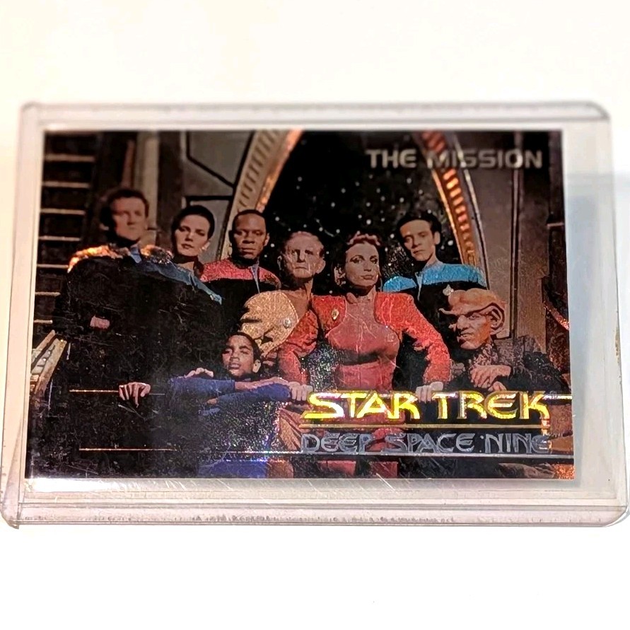 SkyBox 1993 Star Trek Deep Space Nine Insert Card SP4 The Mission Sisko