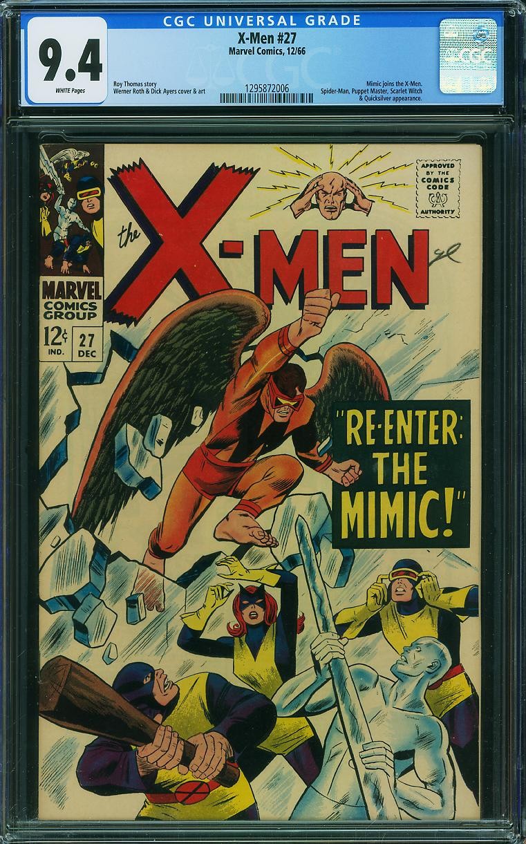 X-MEN #27 CGC 9.4 1966